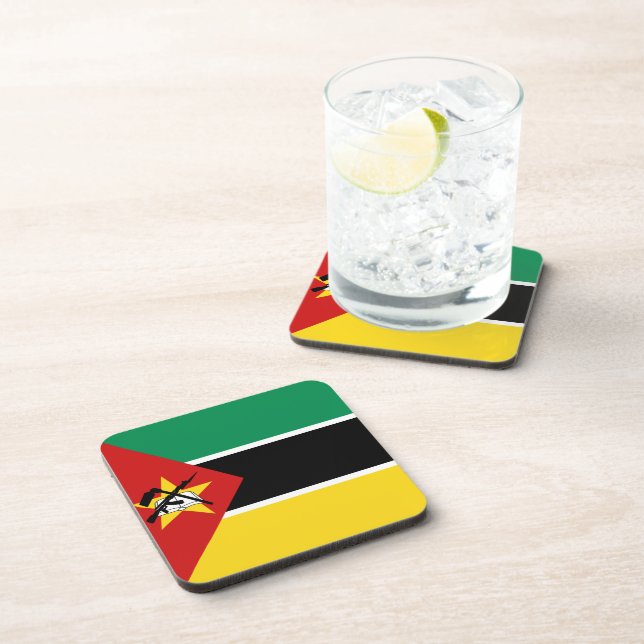 Mozambique Flag Coaster (Right Side)