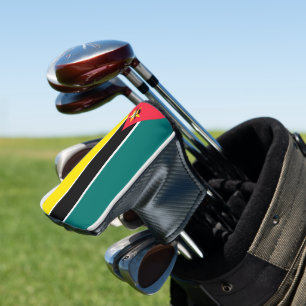 Mozambique flag golf head cover