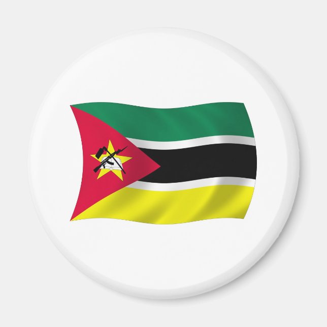 Mozambique Flag Magnet (Front)