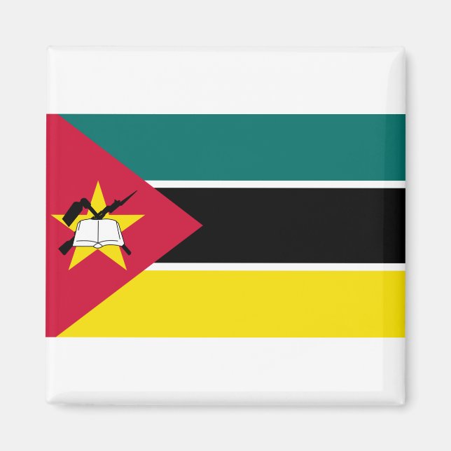 Mozambique Flag Magnet (Front)