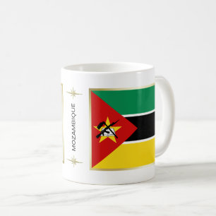 Mozambique Flag + Map Mug