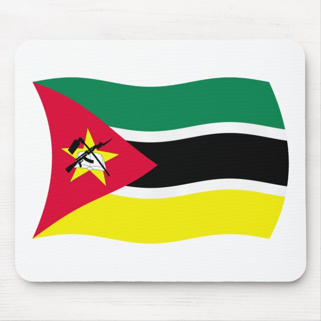 Mozambique Flag Mousepad (Front)