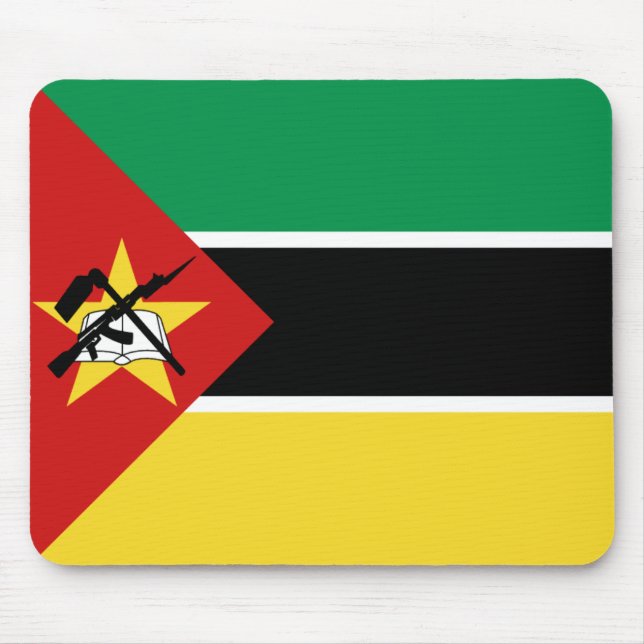 Mozambique Flag Mousepad (Front)