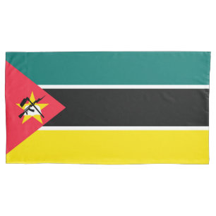 Mozambique flag pillowcase