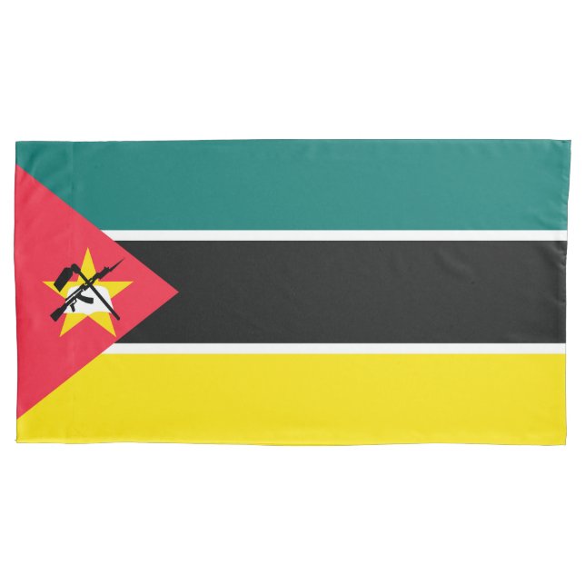 Mozambique flag pillowcase (Front)