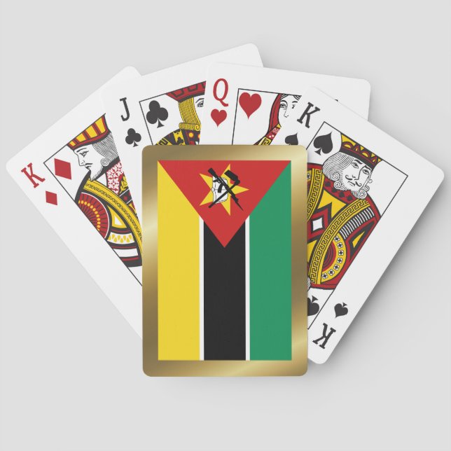 Mozambique Flag Playing Cards (Back)