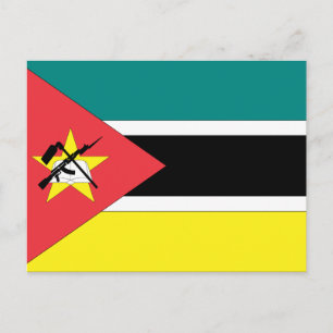 Mozambique Flag Postcard
