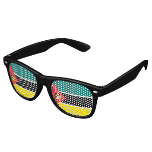 Mozambique flag retro sunglasses