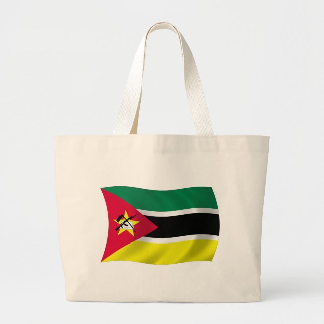 Mozambique Flag Tote Bag (Front)