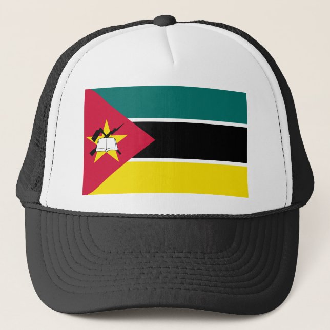 Mozambique Flag Trucker Hat (Front)