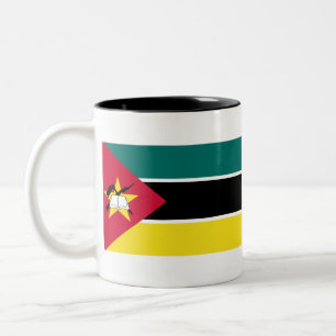 Mozambique Flag Two-Tone Coffee Mug