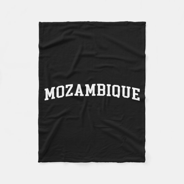 Mozambique  fleece blanket (Front)