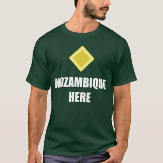 Mozambique Here Meme Funny Gaming friends T-Shirt