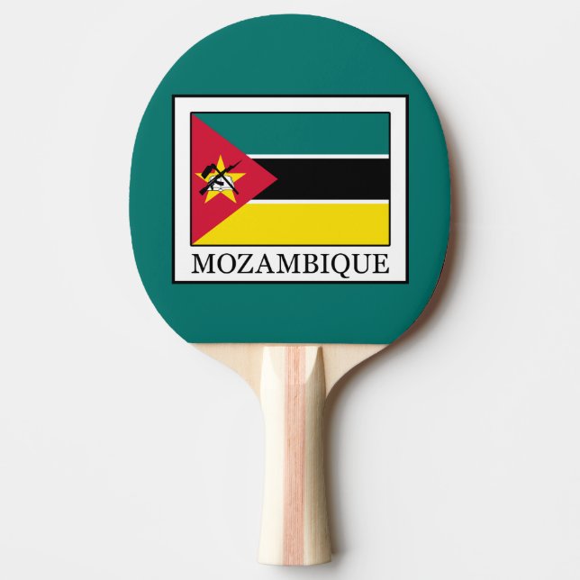 Mozambique Ping Pong Paddle (Front)
