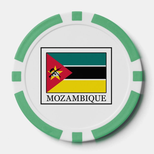 Mozambique Poker Chips (Front)