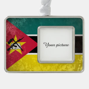 Mozambique Silver Plated Framed Ornament
