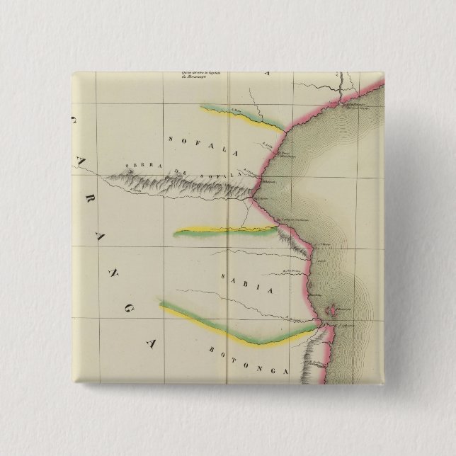 Mozambique, Zimbabwe 49 15 Cm Square Badge (Front)