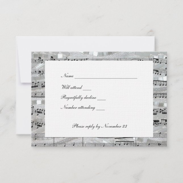 Mozart and Pearls rsvp with envelopes (Front)