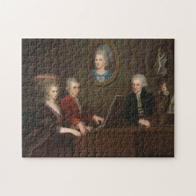 Mozart Family Jigsaw Puzzle (Horizontal)