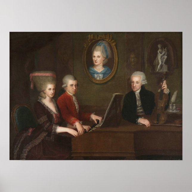 Mozart Family Portrait Poster (Front)