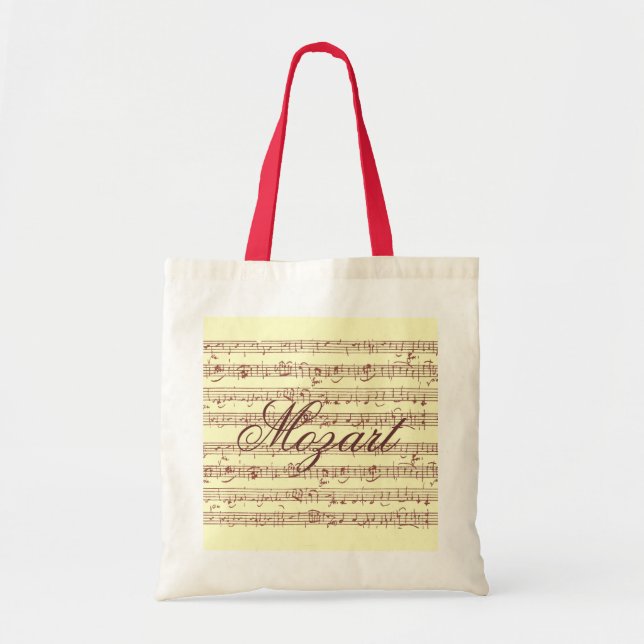 Mozart Gavotte - Budget Tote (Front)