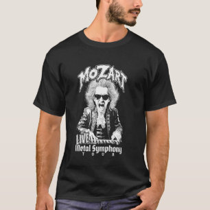 Mozart Heavy Metal Symphony Live Tour Funny Classi T-Shirt