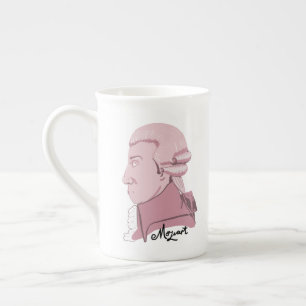 Mozart in the Pink Bone China Mug