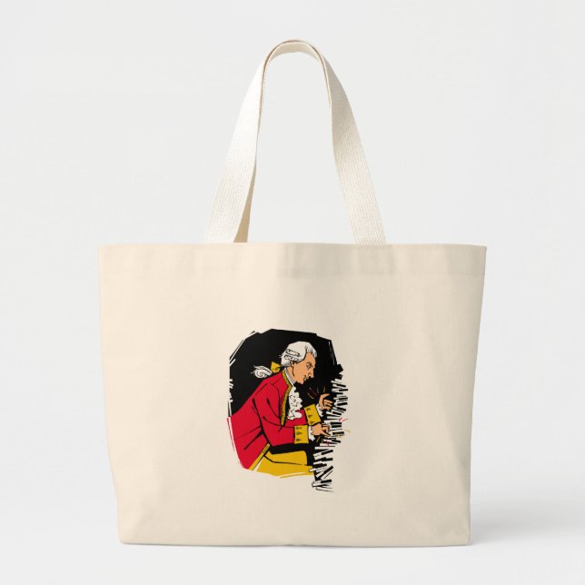 Mozart Large Tote Bag (Front)