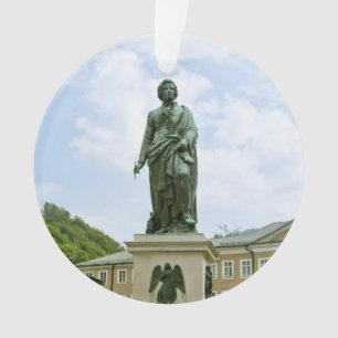 Mozart Monument in Salzburg, Austria Ornament