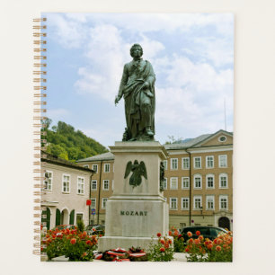 Mozart Monument in Salzburg, Austria Planner