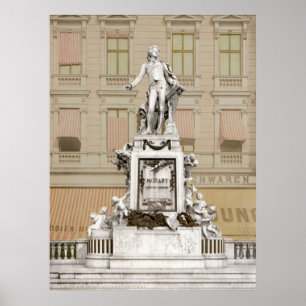 Mozart Monument Poster