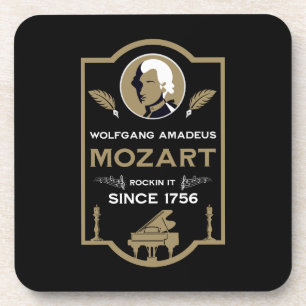 Mozart Music Lover Gift Coaster