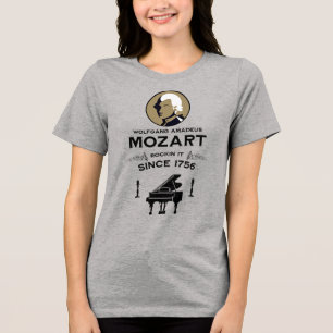 Mozart Music Lover Gift Tri-Blend Shirt