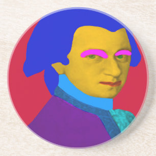 Mozart pop Art Coaster
