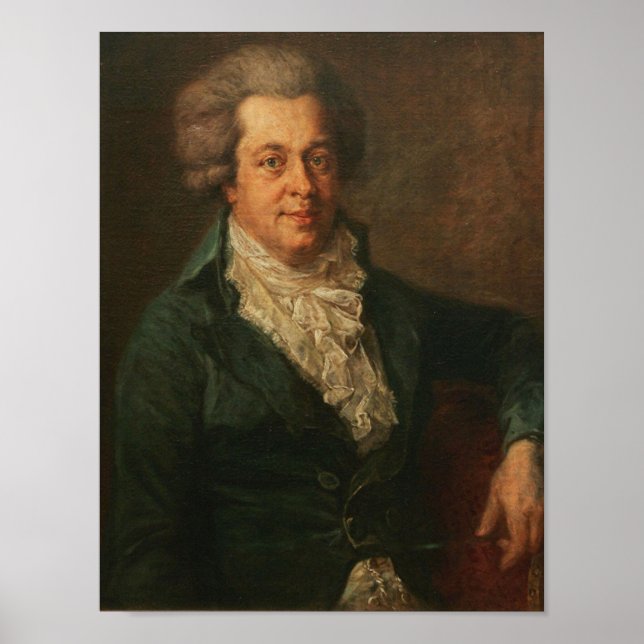 Mozart Portrait Poster (Front)