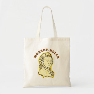 Mozart-rella Funny Music Cheese Pun Tote Bag