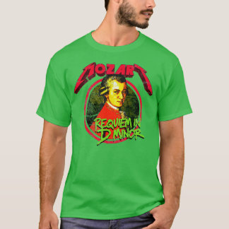 Mozart Requiem in D Minor Distressed  T-Shirt