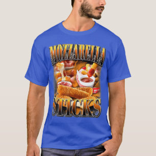 Mozzarella Cheese Sticks Bootleg Rap CD Aesthetic  T-Shirt