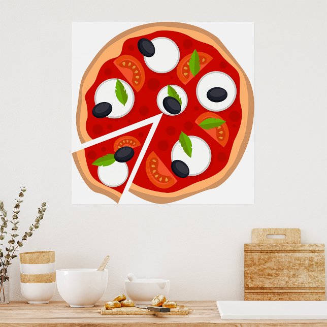 Mozzarella Pizza Poster (Creator Uploaded)