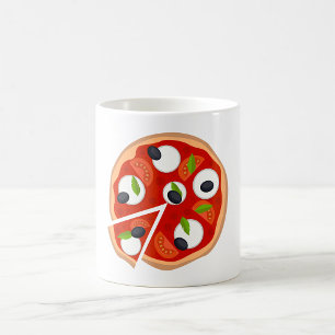 Mozzarella Pizza with Tomato and Basil Coffee Mug