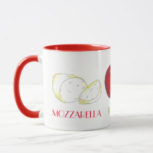 Mozzarella Tomato Basil Italian Food Cooking Chef Mug