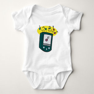 mp3 player design baby bodysuit