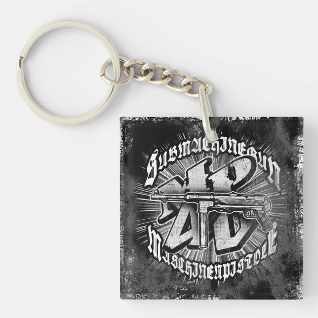MP 40 Square (double-sided) Acrylic Keychain (Front)