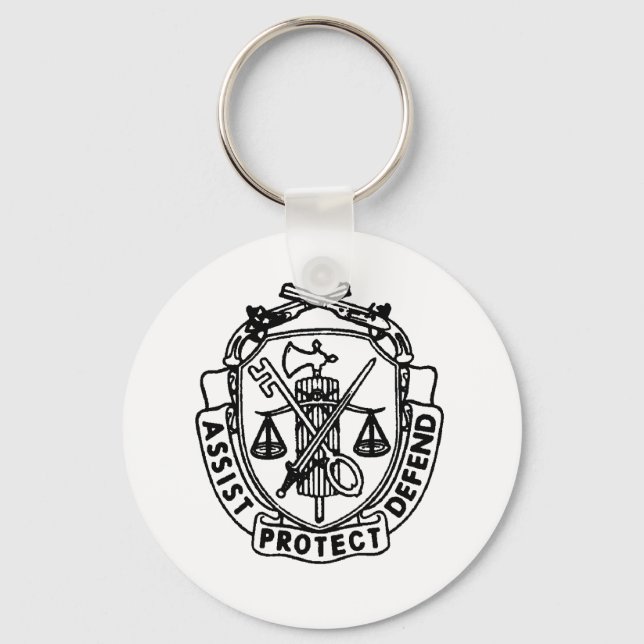 mp crest key ring (Front)