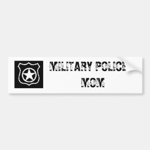 MP, MILITARY POLICE MOM BUMPER STICKER