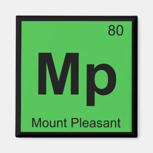 Mp - Mount Pleasant South Carolina Chemistry City Magnet