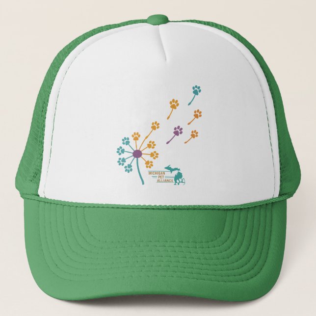 MPA Dandelions Ballcap Trucker Hat (Front)