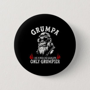 Mpa Like A Regular Grandpa Only Mer Monkey (on Bac 6 Cm Round Badge