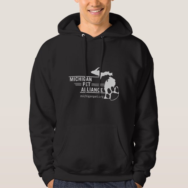 MPA Men's Black Hooded Sweatshirt (Front)