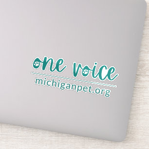 MPA One Voice Custom-cut Vinyl Stickers
